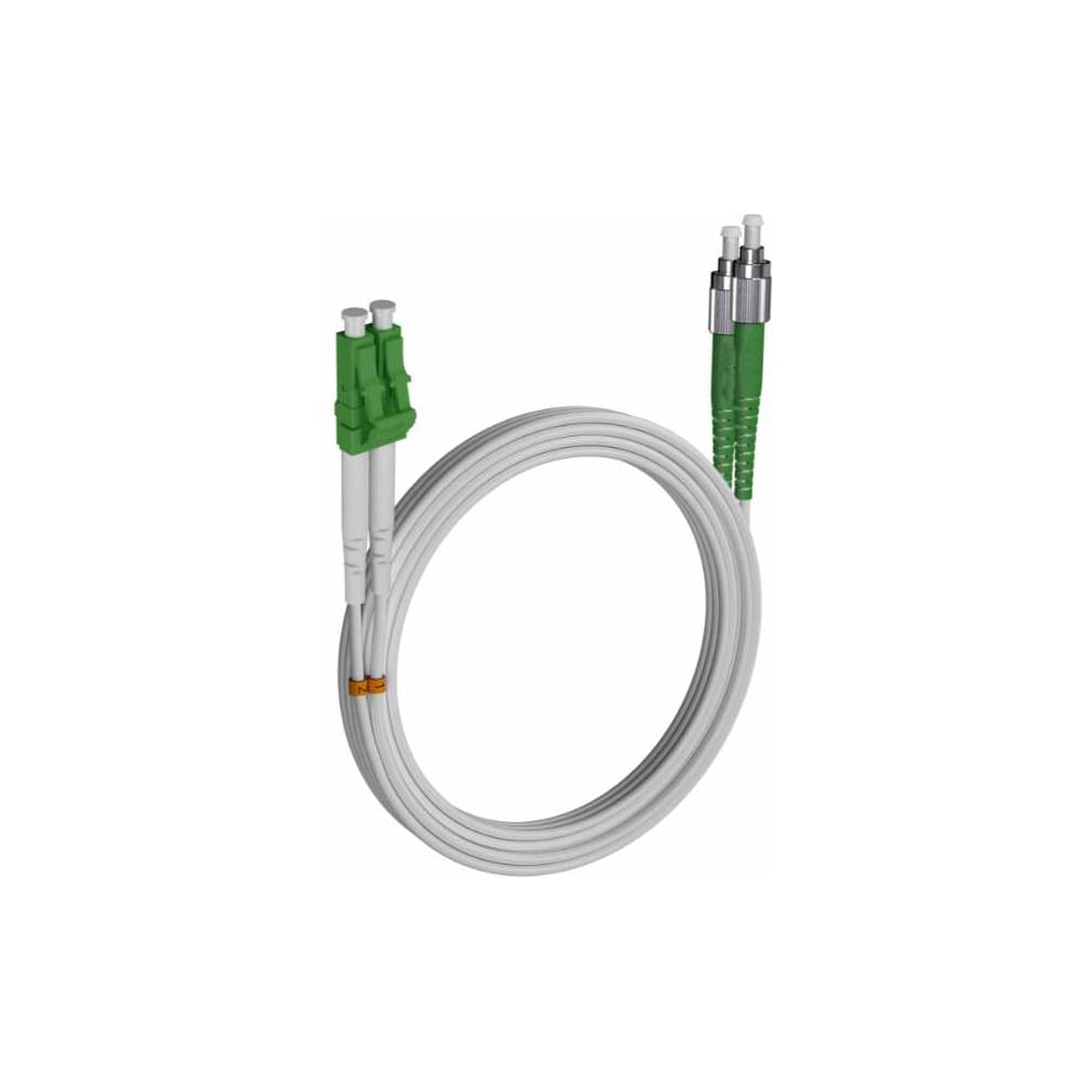 Шнур оптический KOSCAB dpc FC/UPC-FC/APC G657.A1 3.0мм 41м LSZH (патч-корд)шт КОС-DPC-G657.A1-FC/U-FC/A-3.0-41