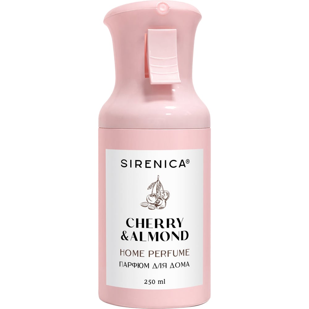 Освежитель воздуха парфюм для помещений аэрозольный Sirenica 250мл CHERRY & ALMOND, ЧЕСТНЫЙ ЗНАК, 701561