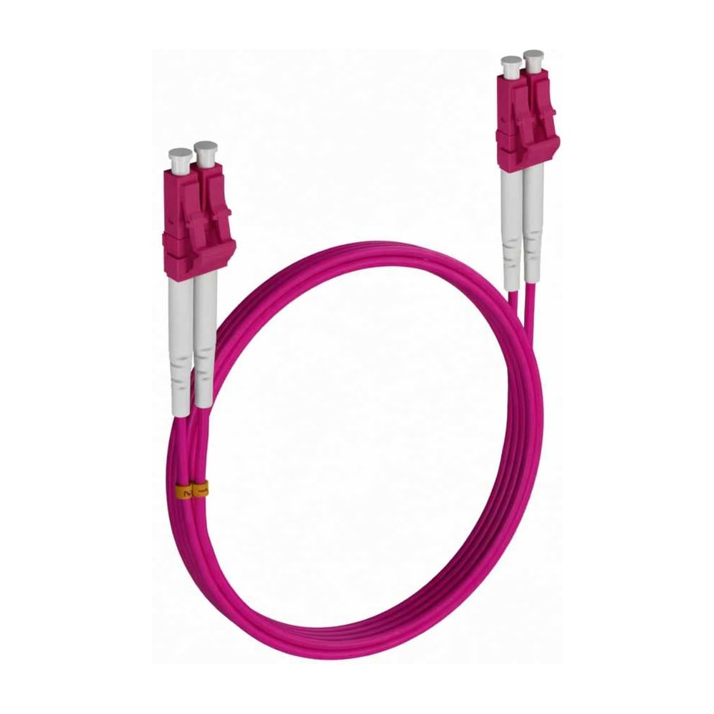 Шнур оптический KOSCAB dpc LC/UPC-LC/UPC 50/125 OM4 3.0мм 3м LSZH (патч-корд)шт КОС-DPC-504-LC/U-LC/U-3.0-3