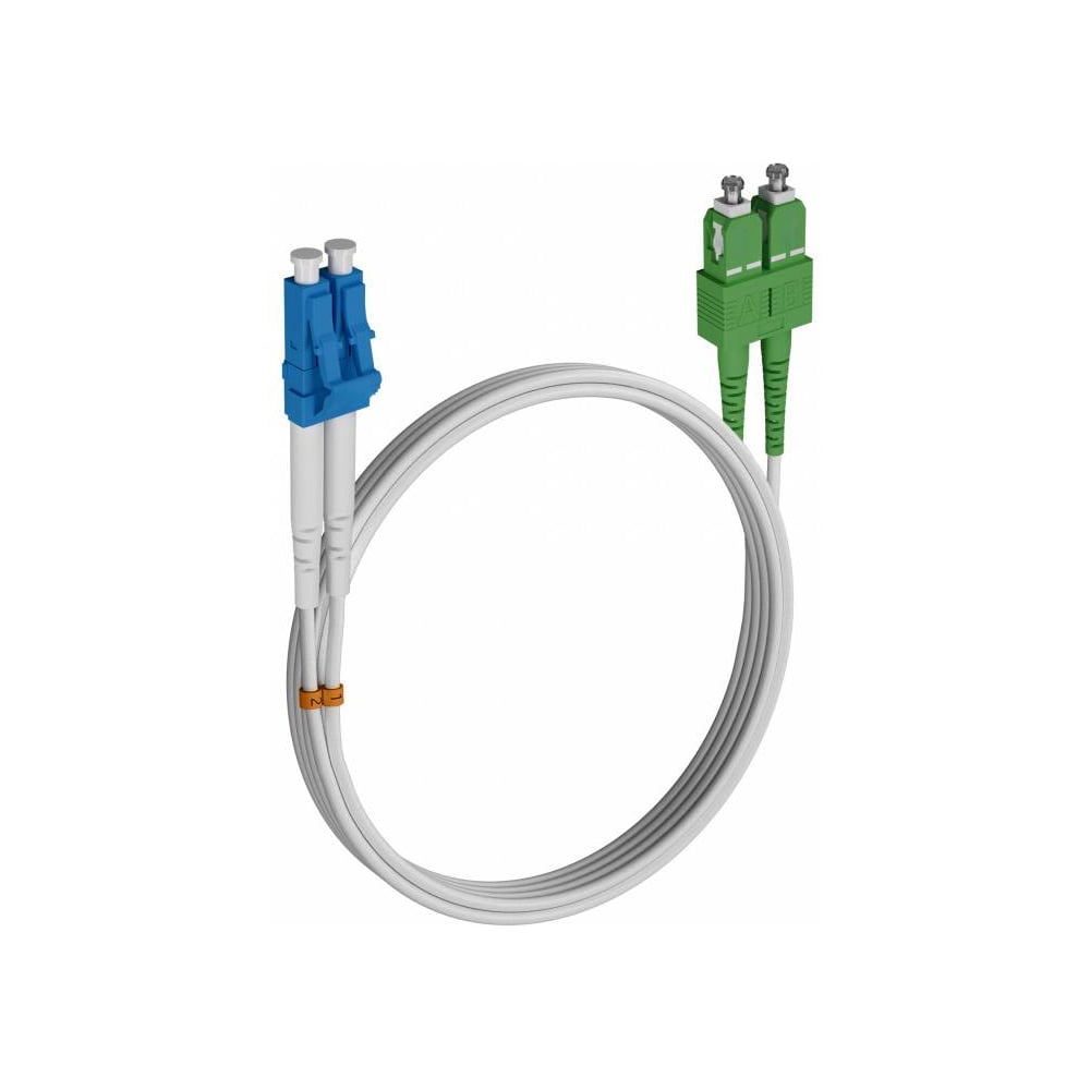 Шнур оптический KOSCAB dpc LC/UPC-SC/APC G657.A1 3.0мм 88м LSZH (патч-корд)шт КОС-DPC-G657.A1-LC/U-SC/A-3.0-88