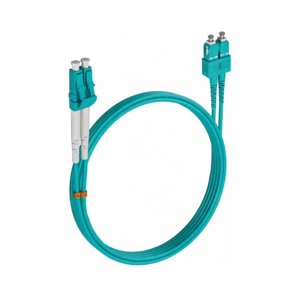 Шнур оптический KOSCAB dpc LC/UPC-SC/UPC 50/125 OM3 2.0мм 81м LSZH (патч-корд)шт КОС-DPC-503-LC/U-SC/U-2.0-81