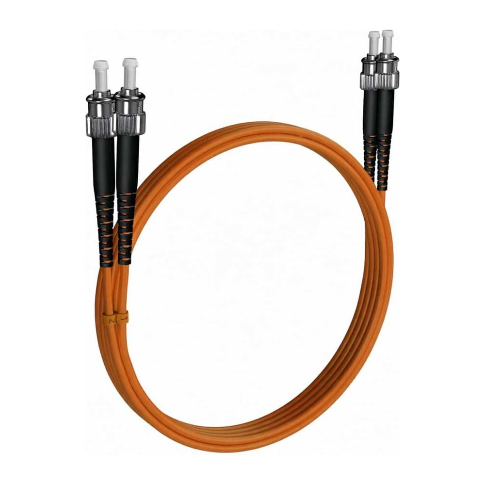 Шнур оптический KOSCAB dpc ST/UPC-ST/UPC 62.5/125 2.0мм 87м LSZH (патч-корд)шт КОС-DPC-62.5-ST/U-ST/U-2.0-87