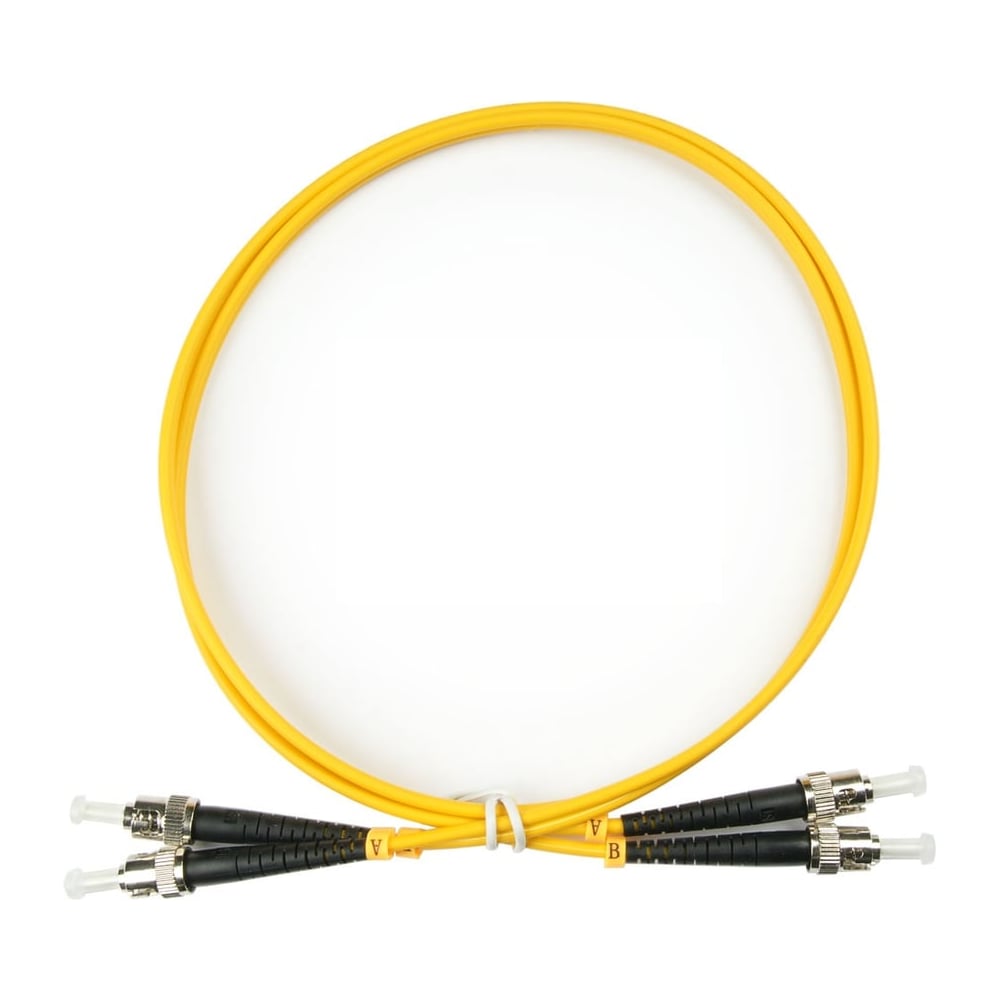 Шнур оптический KOSCAB dpc ST/UPC-ST/UPC 9/125 2.0мм 16м LSZH (патч-корд)шт КОС-DPC-9-ST/U-ST/U-2.0-16