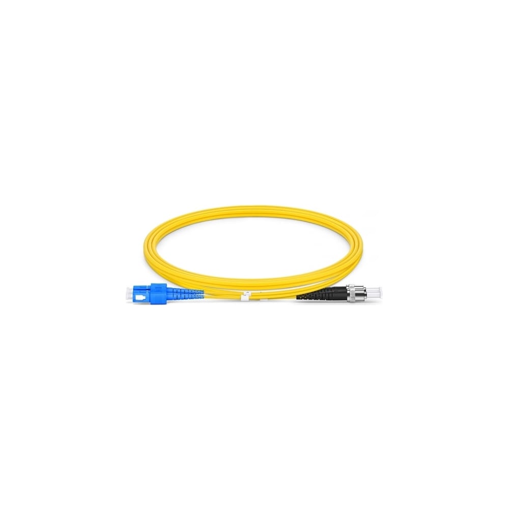 Шнур оптический KOSCAB dpc SC/UPC-ST/APC 9/125 2.0мм 3м LSZH (патч-корд)шт КОС-DPC-9-SC/U-ST/A-2.0-3