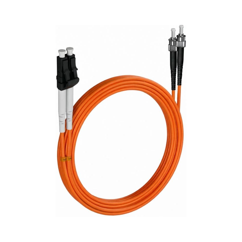 Шнур оптический KOSCAB dpc LC/UPC-ST/UPC 62.5/125 3.0мм 80м LSZH (патч-корд)шт КОС-DPC-62.5-LC/U-ST/U-3.0-80
