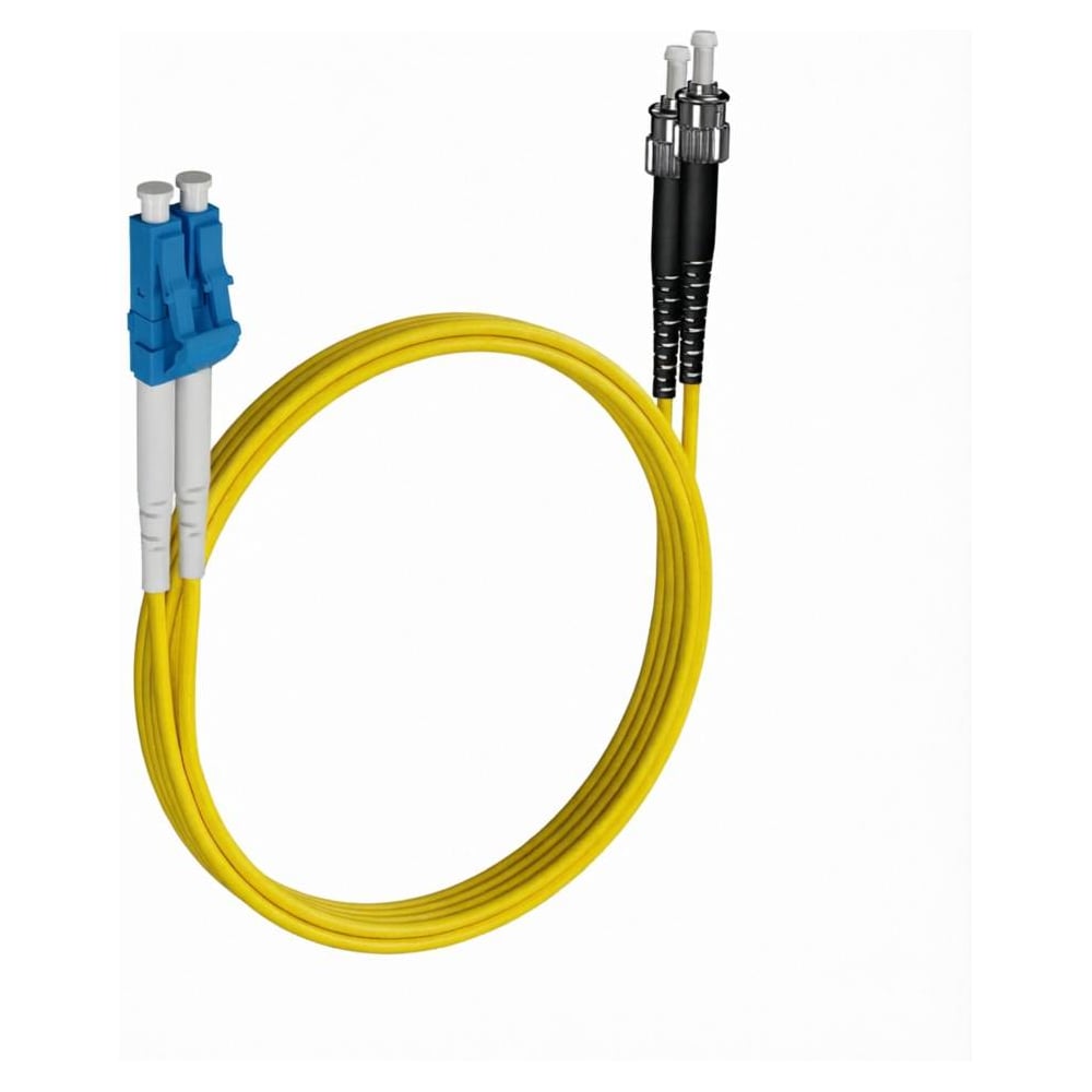 Шнур оптический KOSCAB dpc LC/UPC-ST/UPC 9/125 2.0мм 4м LSZH (патч-корд)шт КОС-DPC-9-LC/U-ST/U-2.0-4