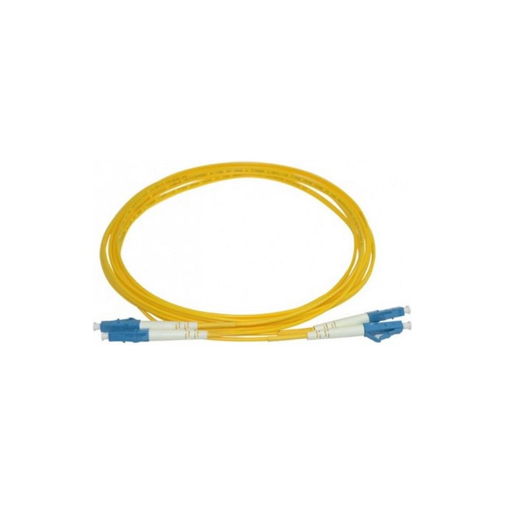 Шнур оптический KOSCAB dpc ST/UPC-LC/APC 9/125 2.0мм 3м LSZH (патч-корд)шт КОС-DPC-9-ST/U-LC/A-2.0-3