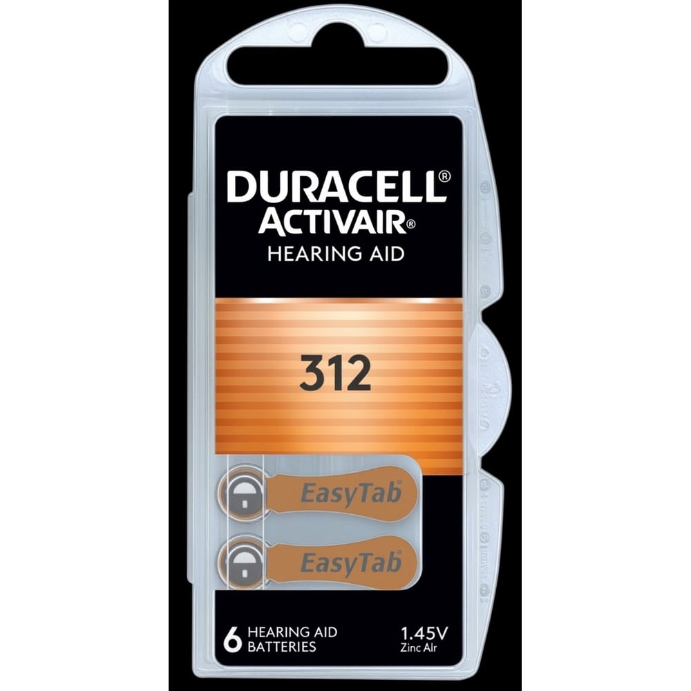 Батарейка Duracell Activair 312 BL6 34607777106 RPL00857