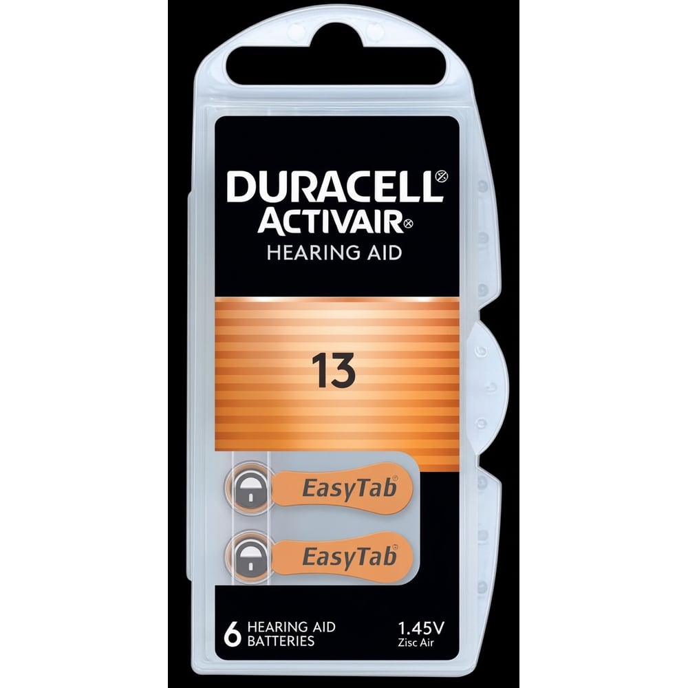 Батарейка Duracell Activair 13 BL6 4043752174694 RPL00781