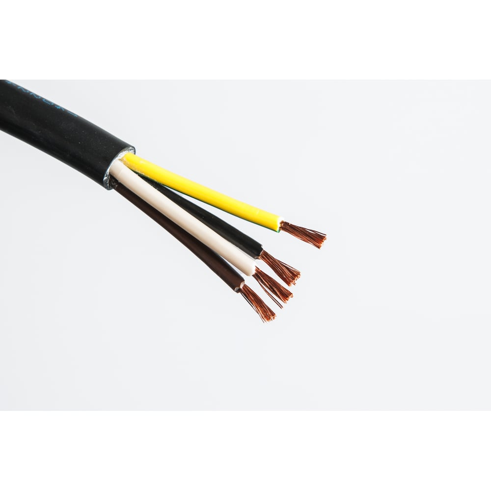 Кабель силовой гибкий ООО КЕВ-РУС KR Automation КГВВ 4x2,5 (PE) бухта 200 м, 00-00079712