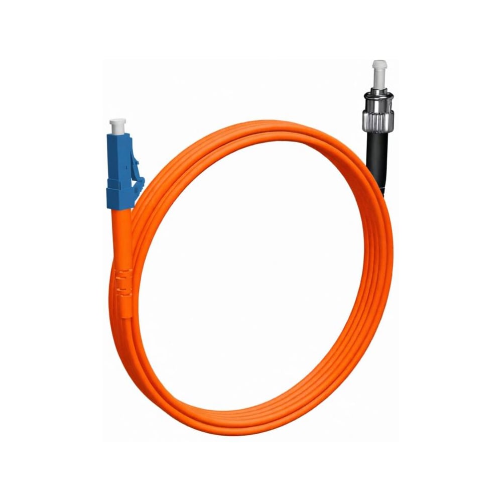 Шнур оптический KOSCAB spc LC/UPC-ST/UPC 50/125 3.0мм 17м LSZH (патч-корд)шт КОС-SPC-50-LC/U-ST/U-3.0-17
