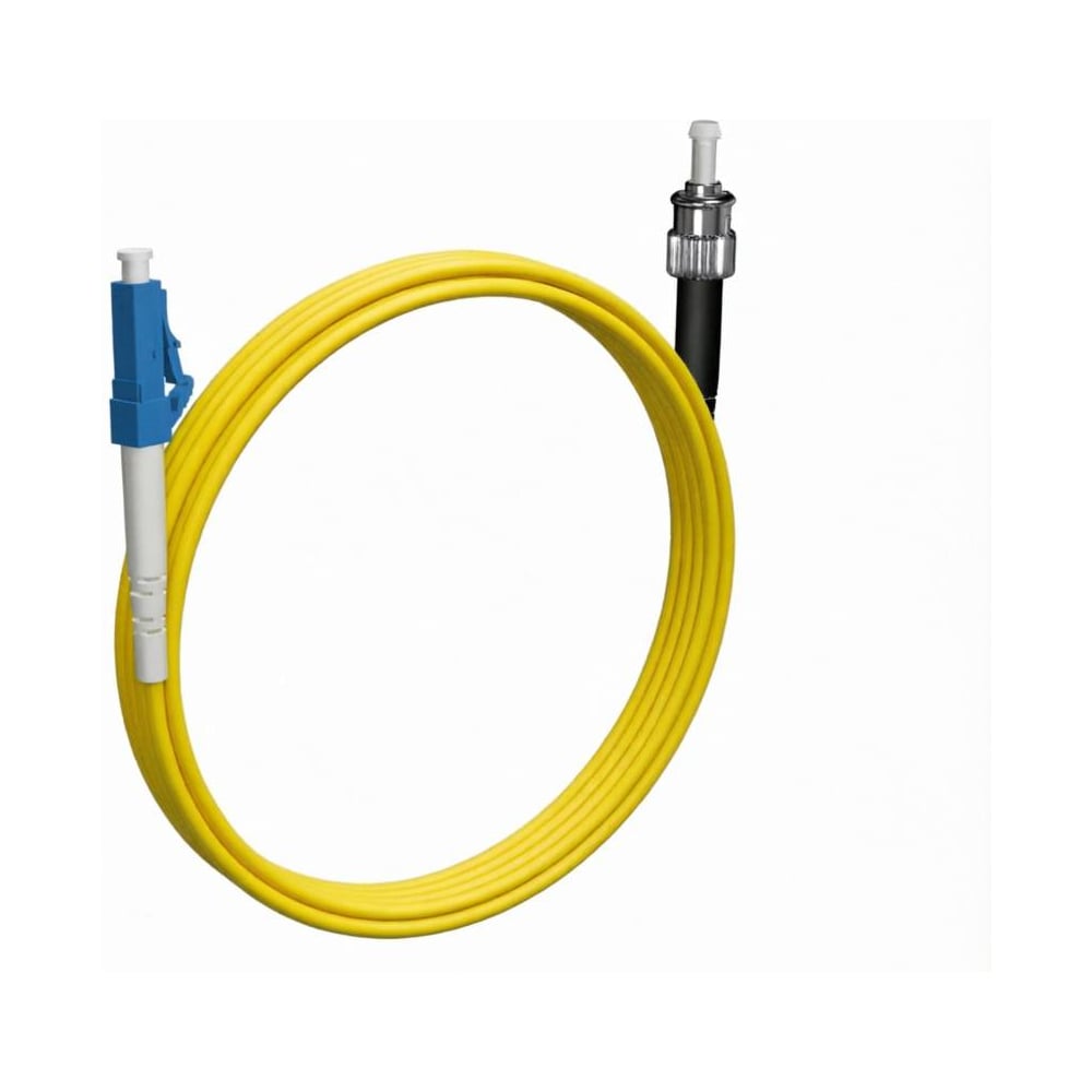 Шнур оптический KOSCAB spc LC/UPC-ST/UPC 9/125 2.0мм 43м LSZH (патч-корд)шт КОС-SPC-9-LC/U-ST/U-2.0-43