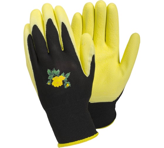 Изображение товара Хозяйственные нейлоновые перчатки с обливом TEGERA размер 6 90069-6