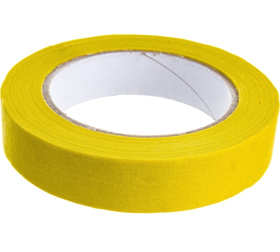 Изображение товара Маскировочная влагоустойчивая лента WOLF желтая, 25 мм x 40 м, до 120 гр. 1.0121.2540