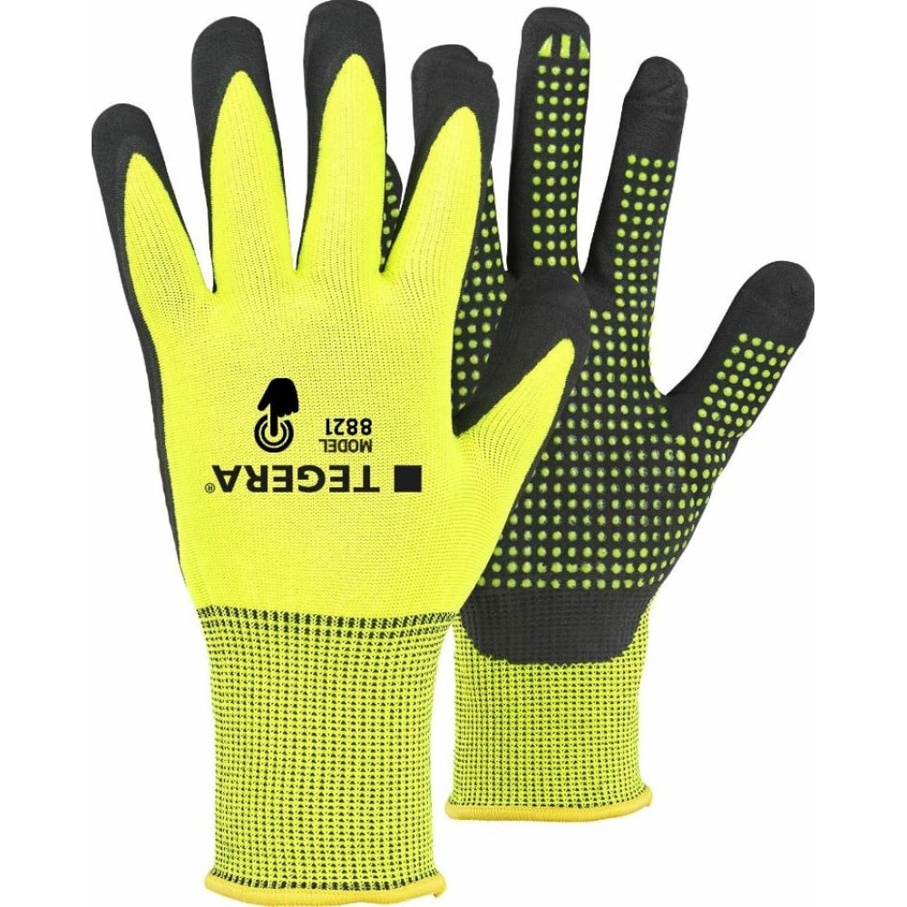 Защитные трикотажные перчатки TEGERA противохимические водонепроницаемые перчатки tegera