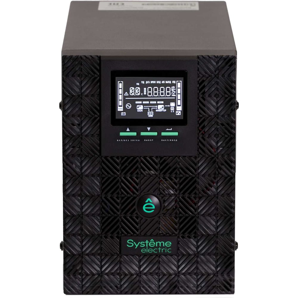 ИБП Systeme Electric Smart-Save SMX-Tower 2000 ВА, 230 В, 1:1, Внешние АКБ 48В, 3хShuko SMXSE2000T