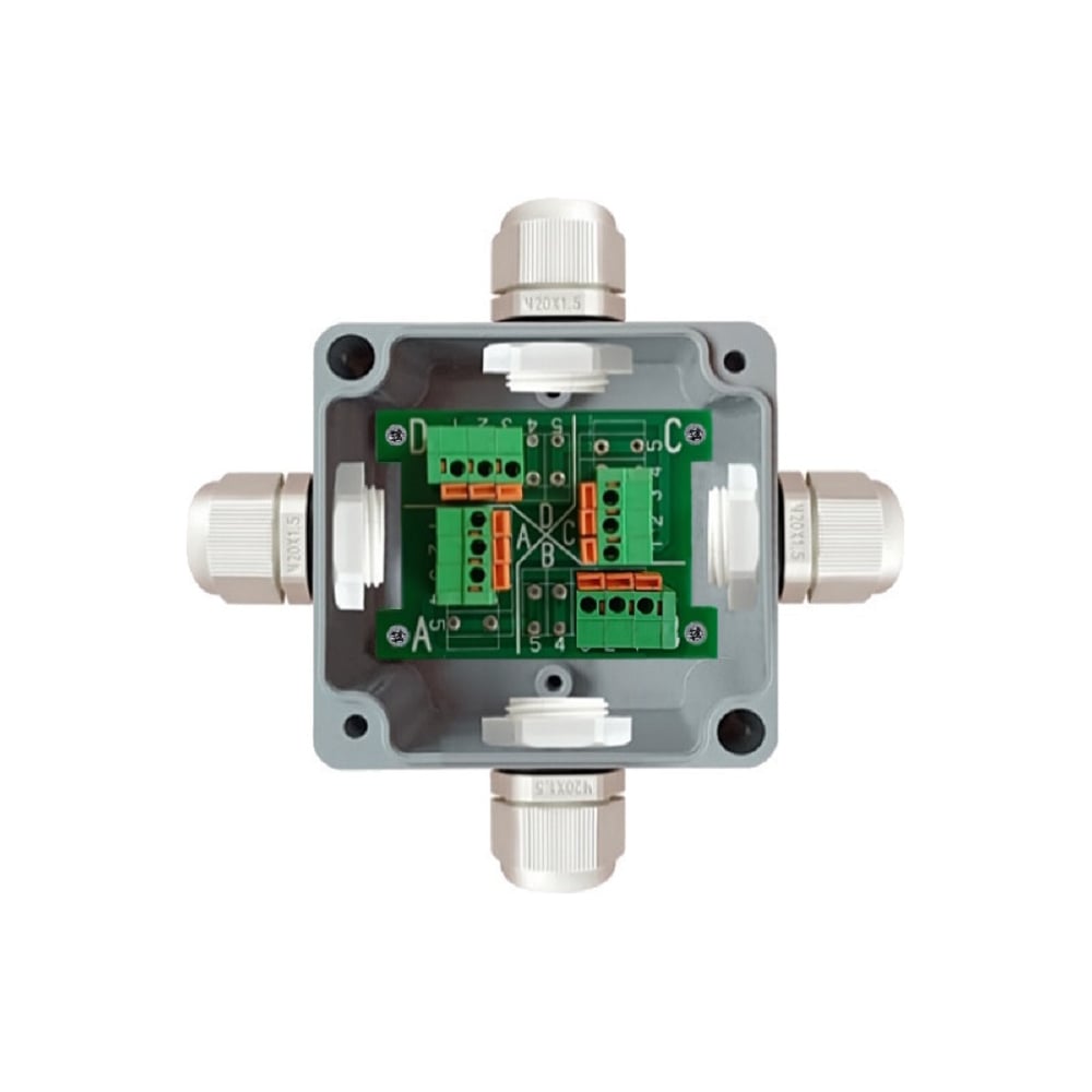 Разветвитель (сплиттер) интерфейсов Магнито-контакт CAN /DMX512 /M-Bus /Modbus RTU РИ-4 АЯКС 00-00032966