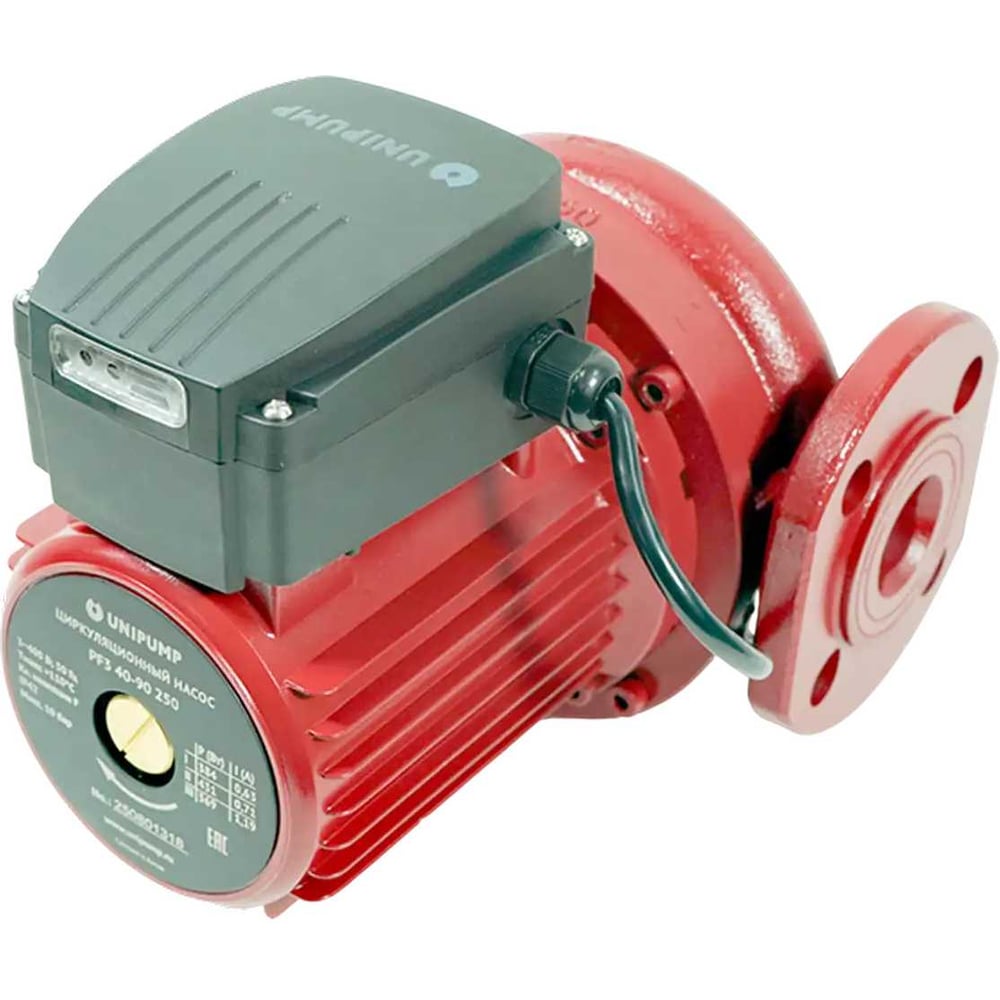 Изображение товара Насос циркуляционный UNIPUMP (отопл.) PF3 65-90 340 3-х скоростной 19801
