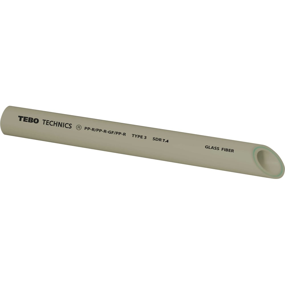 Труба TEBO R--TB-Gr 75 SDR7,4 (стекловолокно) (серый цв.) 031010508