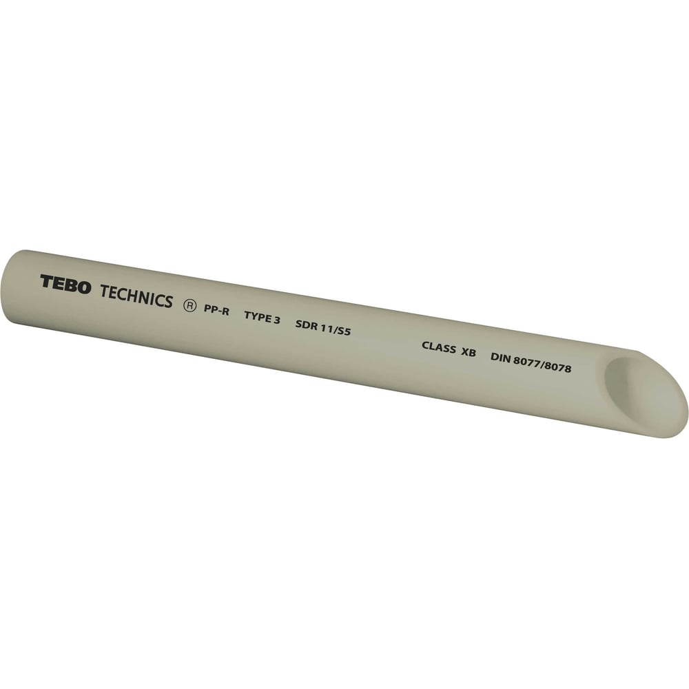Труба TEBO R--TB-Gr 75 SDR11 (серый цв.) 031010108