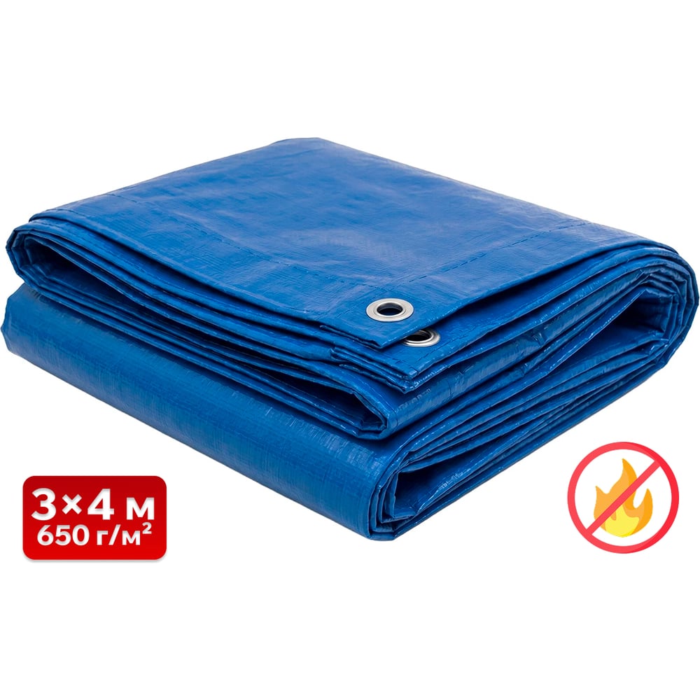 Тент ПВХ негорючий без утеплителя SAMGRUPP 3х4 м (650 гр/м2) (12 м2) SAMP-079065034П