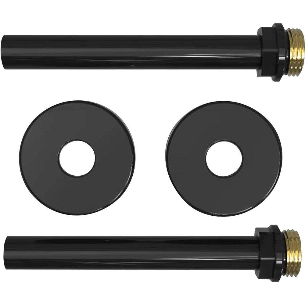 Комплект обжимных трубок VIVALDO с круглыми отражателями, черные SRP-BL