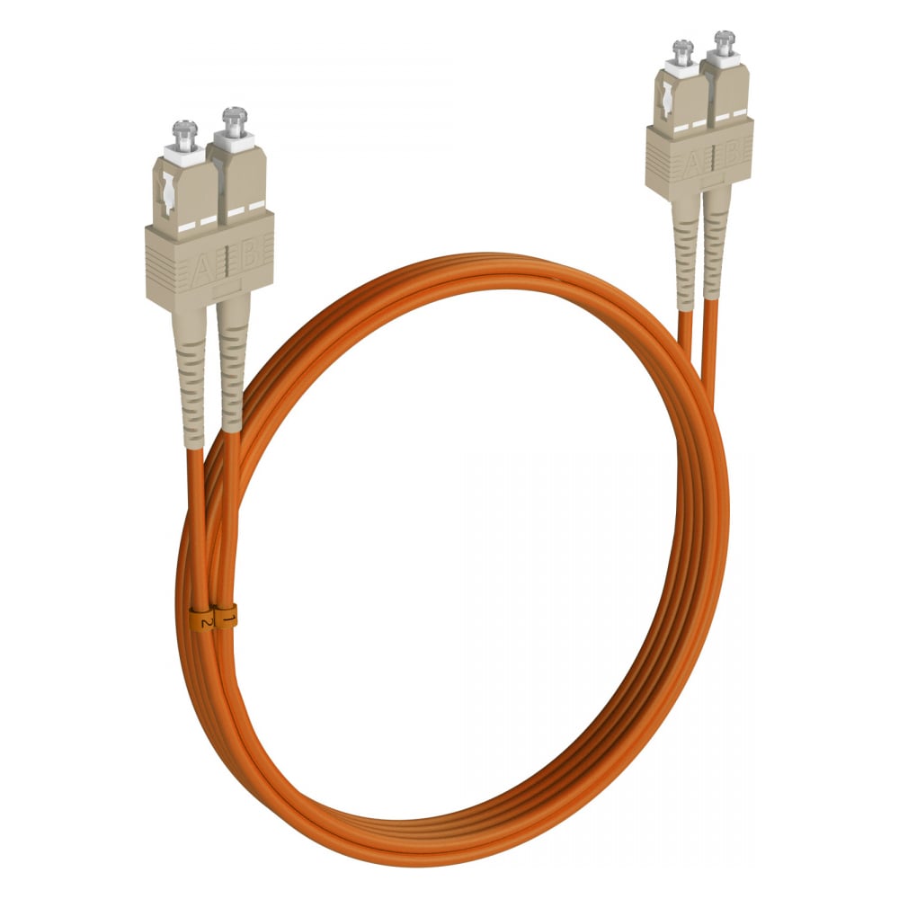 Шнур оптический KOSCAB dpc SC/UPC-SC/UPC 62.5/125 2.0мм 93м LSZH (патч-корд) шт КОС-DPC-62.5-SC/U-SC/U-2.0-93