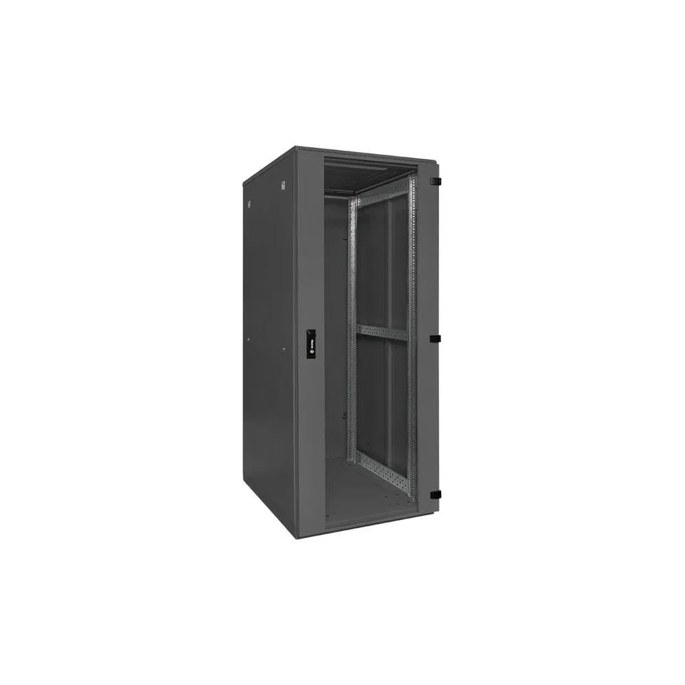 Изображение товара Шкаф напольный EKF 19 TERACOM PRO 42U 600x1000 мм двери стеклянная с замком-ручкой и металлическая чёрный TRP-NTC-4261-41B Изображение товара Шкаф напольный EKF 19 TERACOM PRO 42U 600x1000 мм двери стеклянная с замком-ручкой и металлическая чёрный TRP-NTC-4261-41B