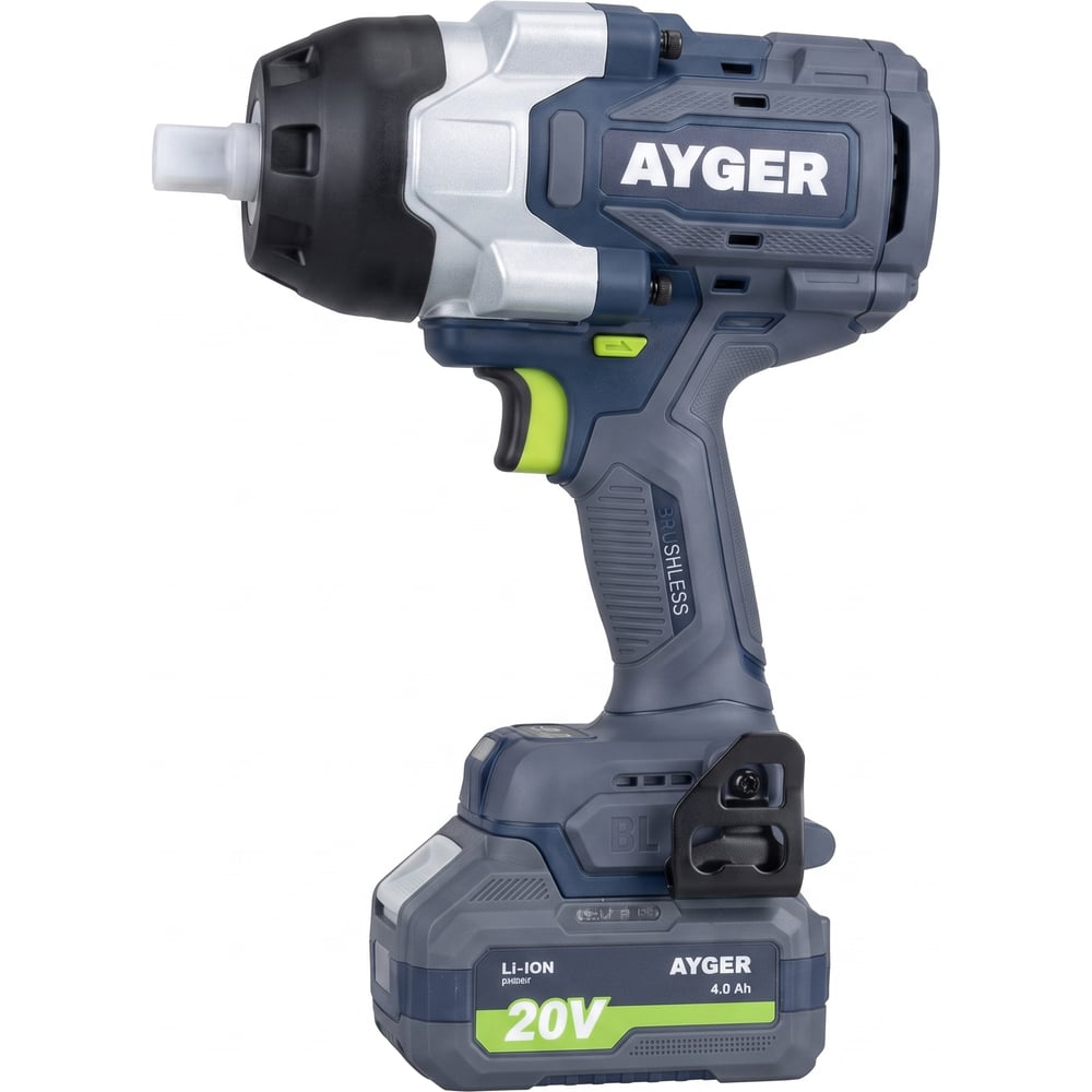 Гайковерт аккумуляторный бесщеточный AYGER APW20/1800