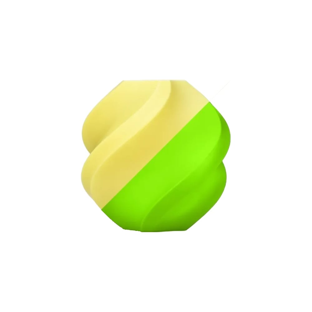 Пластик для 3D принтера Bambu Lab PLA Glow 1.75 мм, Жёлтый (люминесцентный), 1 кг 110596-02