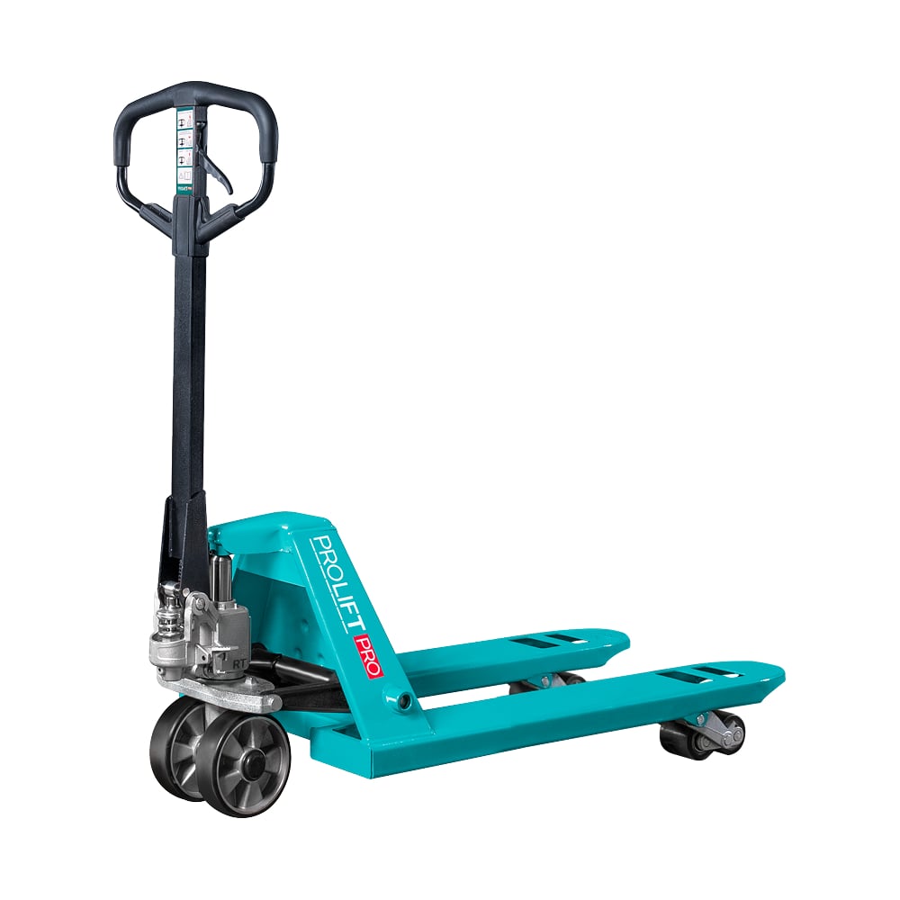 Изображение товара Гидравлическая тележка PROLIFT RT 25, PRO 2500 кг, 800х550мм, полиур. колесо, дв.пол.ролик RT25-800x550-P/P