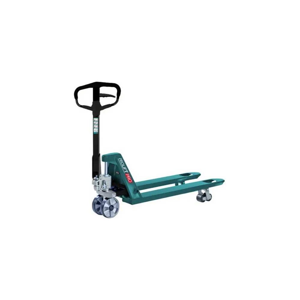 Гидравлическая тележка PROLIFT RT 25, PRO 2500 кг, 1500х550мм, полиур. колесо, дв.пол.ролик RT25-1500x550-P/P