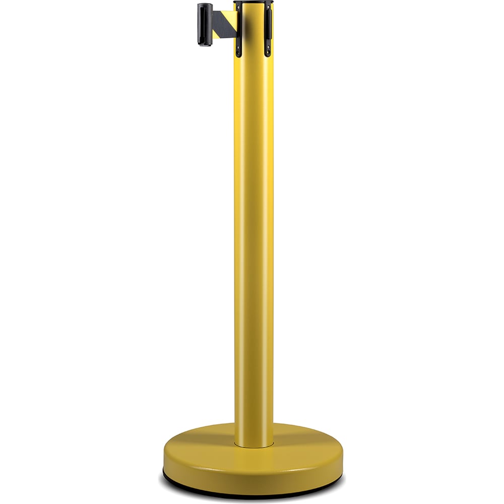 Cтойка RUSBARRIER с лентой 5 метров BSLN-327635 YELLOW yellow/black