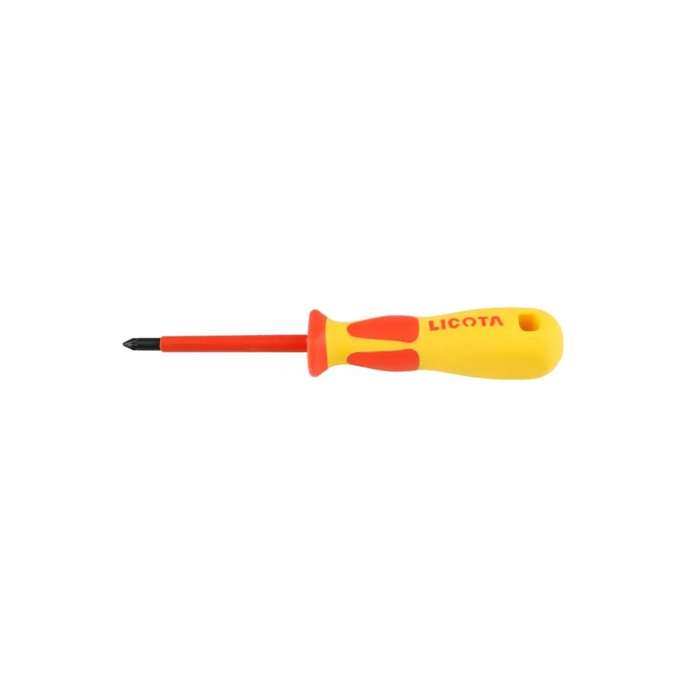 Отвертка изолированная Licota VDE 1000V PZ1, 80 мм ASD-930801