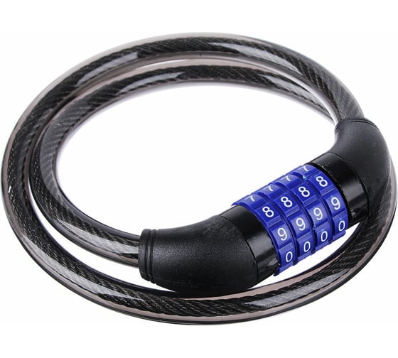 Изображение товара Велосипедный замок VETTA (противоугонный; кодовый; 12x800 мм) 468-051