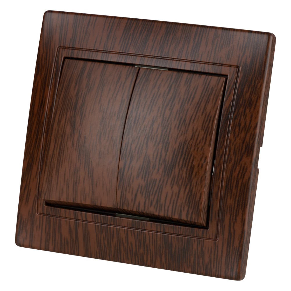 Изображение товара 2-клавишный выключатель TDM ELECTRIC Таймыр SQ1814-0302 для освещения IP20