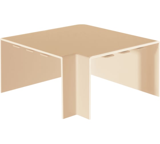 Изображение товара Поворот TDM ELECTRIC на 90 градусов КМП 100x60 сосна (2 шт./комплект) SQ0411-0247