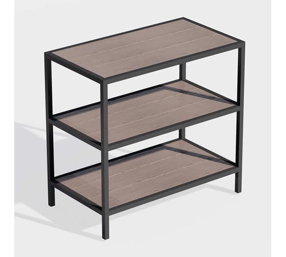 Изображение товара Модуль уличной кухни UL с полками УЛИЧНЫЕ ЛЕСТНИЦЫ 85x90x50 см UL-KHN-P