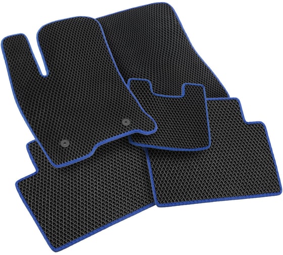 Изображение товара Коврики Vicecar ЕВА / EVA / ЭВА для Jeep Grand Cherokee III 2004 - 2010 EV22003-темносиний