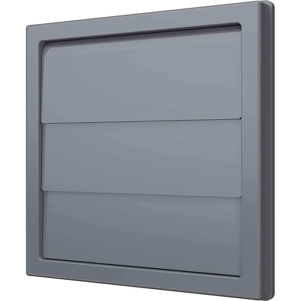 Выход стенной ERA КФ фланец D150/160 жалюзи 190x190 ASA Gray 1919К15.16Ф сер