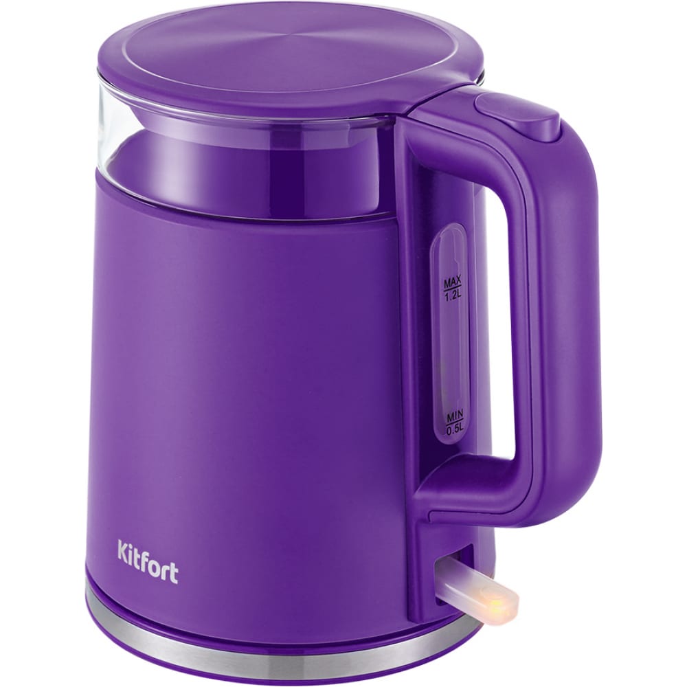 Чайник KITFORT, цвет фиолетовый КТ-6124-1 - фото 1