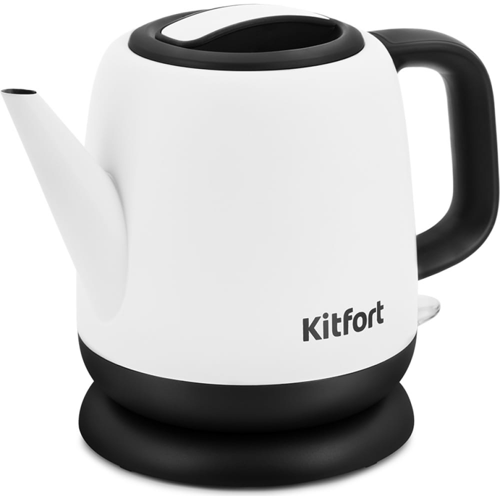 Чайник KITFORT, цвет белый/черный КТ-6112 - фото 1