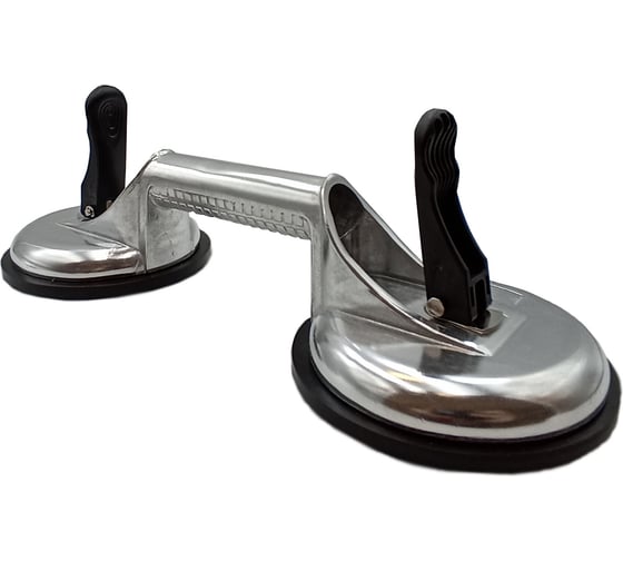 Изображение товара Присоска алюминиевая зажимная двойная для плитки и стекла TRIO-DIAMOND 118 мм 282002