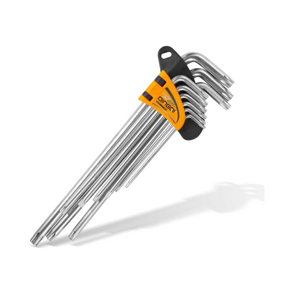 Набор коротких ключей DINGQI Torx Key 9 шт. (T10-T50) 17123A