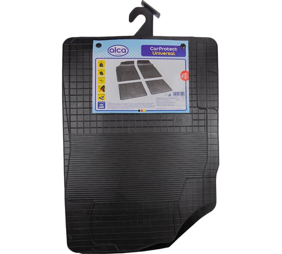 Изображение товара Резиновые универсальные напольные коврики Alca комплект 4 шт. 732000