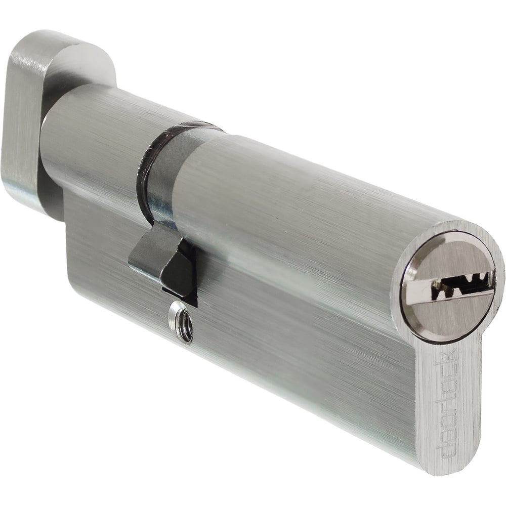 Цилиндр V Doorlock K2300AB N серия Variant, никелированный, 35xK65мм, кл/пов. кнопка, 5 перф.ключей 79104