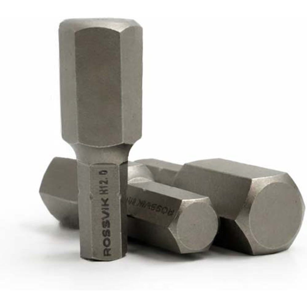 Изображение товара Бита ROSSVIK HEX H12.0, 36 мм, 5/16, сплав S2 (10шт в коробке) 8036H120