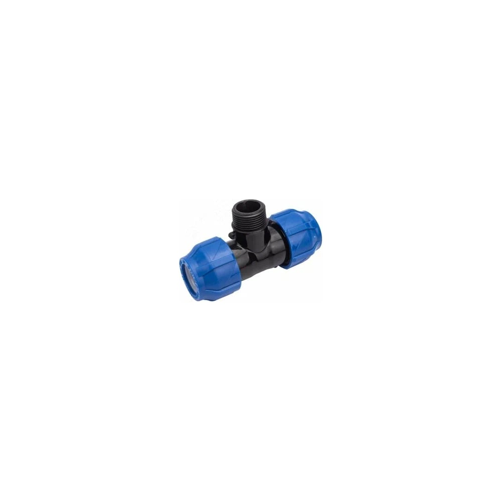 Тройник ПНД ПоливНаДаче PND-TR-25-34HP, 25x3/4x25, с наружной резьбой