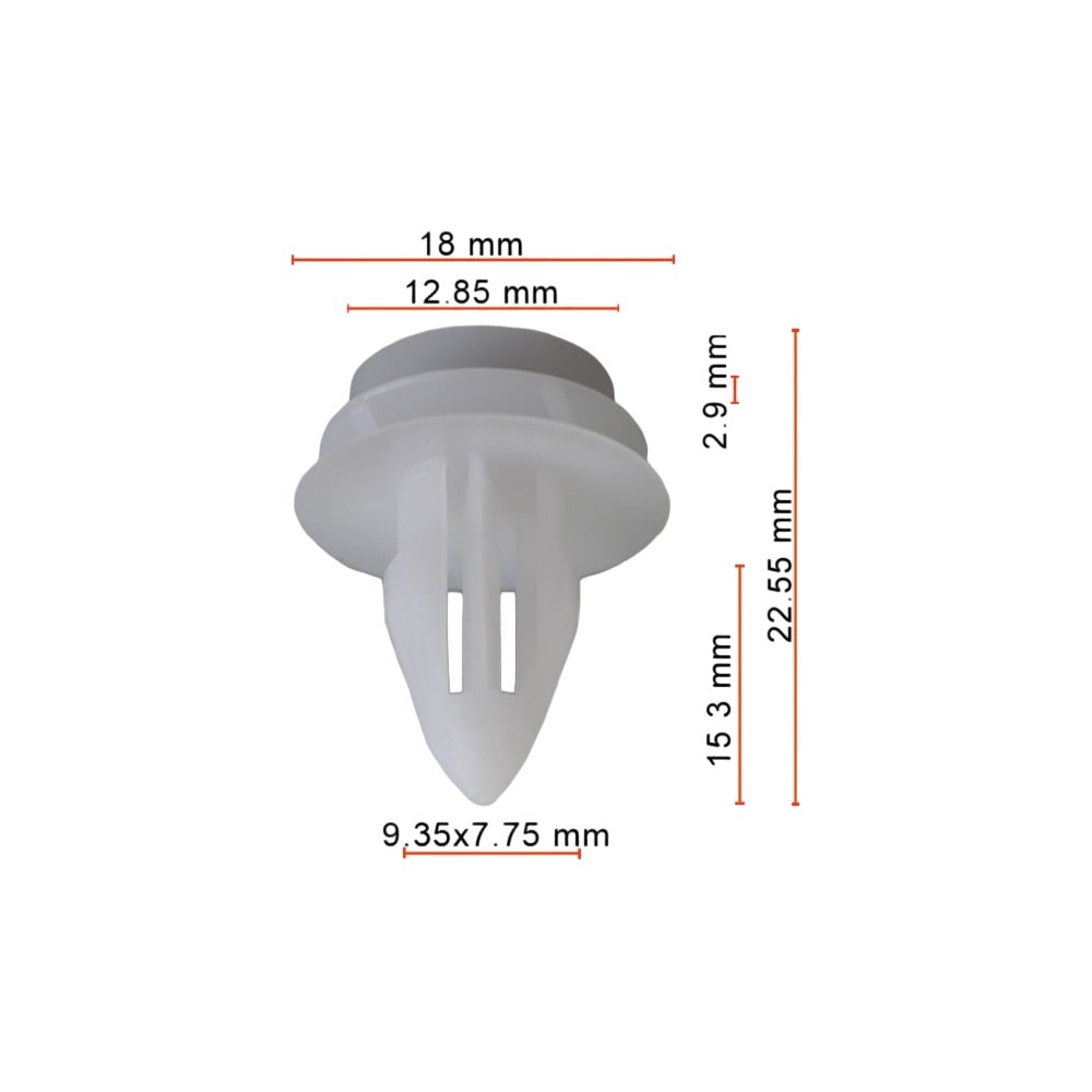 Клипса AVERS для JAC 8401103LE010 10 шт 8401103LE010-10