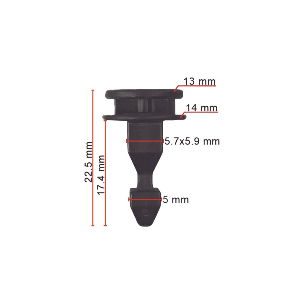 Фиксатор AVERS для Honda 91547TZ5A02 10 шт 91547TZ5A02-10